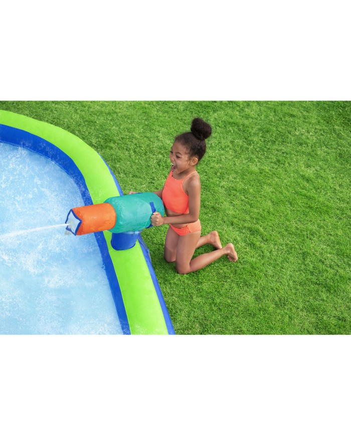 Bestway Piscina Parco Acquatico Gonfiabile 365x320x240 cm + 5 Anni Giardino 53408