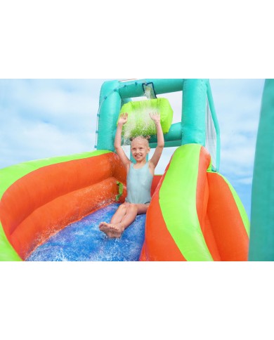 Bestway Piscina Parco Acquatico Gonfiabile 365x320x240 cm + 5 Anni Giardino 53408