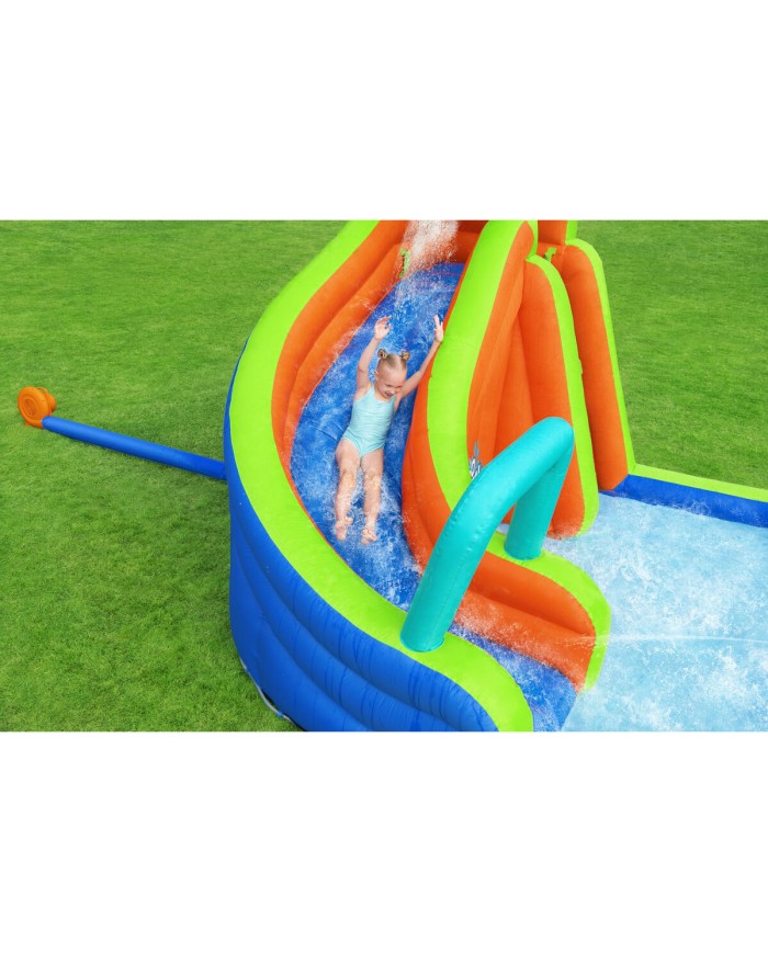 Bestway Piscina Parco Acquatico Gonfiabile 365x320x240 cm + 5 Anni Giardino 53408