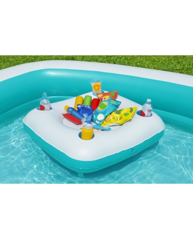 Bestway Piscina Gonfiabile Bambini 2 Camere Family 218x218x48 cm +6 Anni 54446