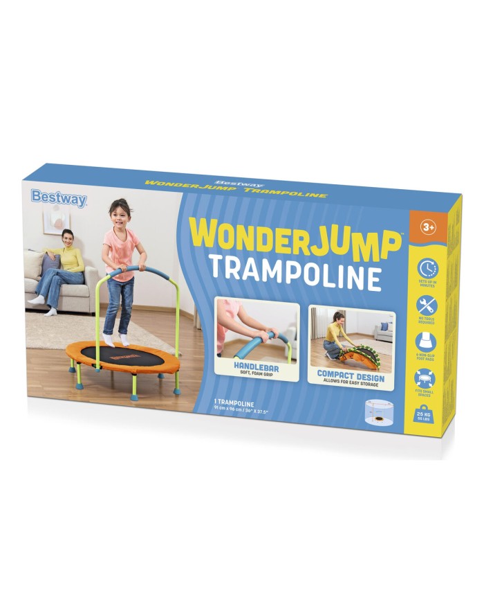 Bestway Cama da Saltar Infantil 91x96 cm +3 Anni Giardino 59100 Bestway Cama da Saltar Infantil 91x96 cm +3 Anni Giardino 59100