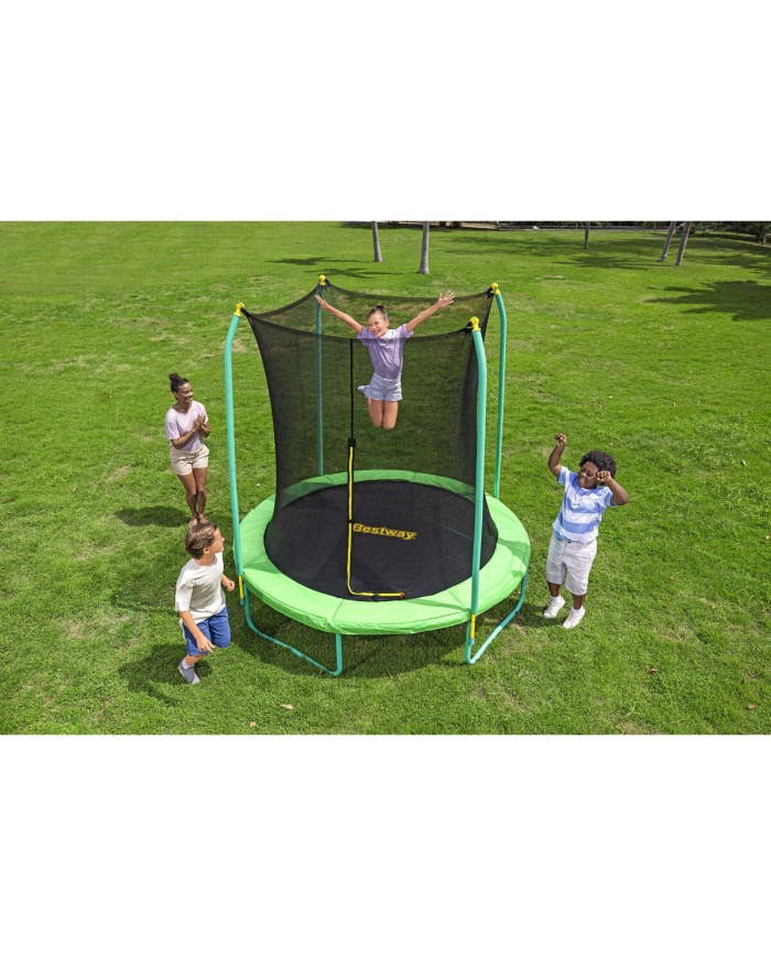 Bestway Cama da Saltar Infantile 244x220 cm +6 Anni Giardino 59102 Bestway Cama da Saltar Infantile 244x220 cm +6 Anni Giardino 59102