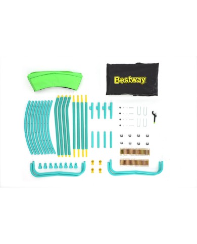 Bestway Cama da Saltar Infantile 244x220 cm +6 Anni Giardino 59102