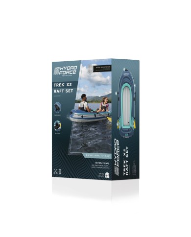 Bestway Barca Set Trek X2 232x118 cm Tempo Libero 61153