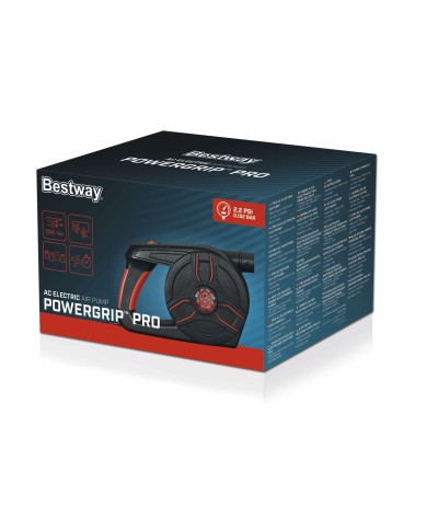 Bestway Gonfiatore Elettrico Pro 19,8x12,3x12,4 cm 1200 L/min Gonfiabili e Campeggio 62247