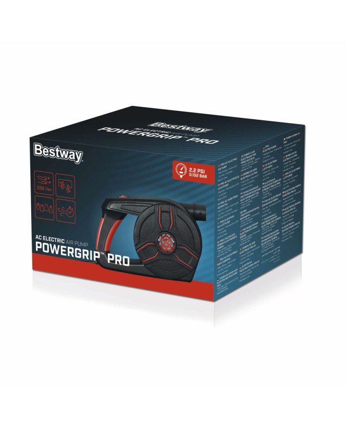 Bestway Gonfiatore Elettrico Pro 19,8x12,3x12,4 cm 1200 L/min Gonfiabili e Campeggio 62247 Bestway Gonfiatore Elettrico Pro 19,8x12,3x12,4 cm 1200 L/min Gonfiabili e Campeggio 62247
