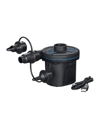 Bestway Gonfiatore Elettrico Ricaricabile 11,5x10,1x10,4 cm 565 L/min Gonfiabile e Camping 62260
