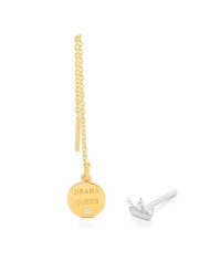 Orecchini Donna Secrecy E8217CDAWW900 Argento puro 5 cm