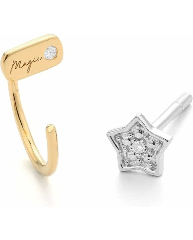 Orecchini Donna Secrecy Argento puro 1,5 cm Orecchini Donna Secrecy Argento puro 1,5 cm