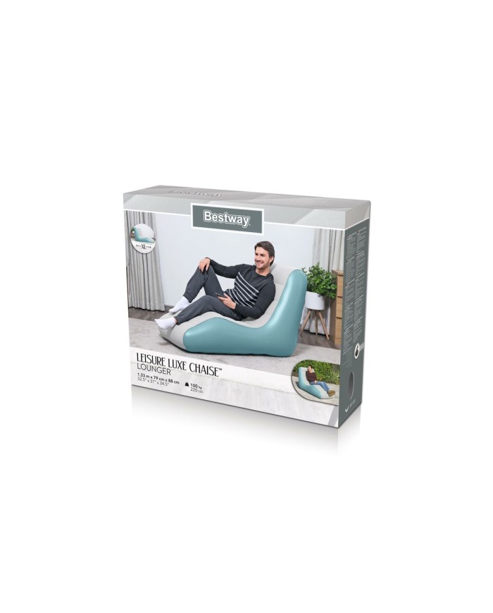 Bestway Sillone Gonfiabile Luxury 133x79x88 cm Interno 75127