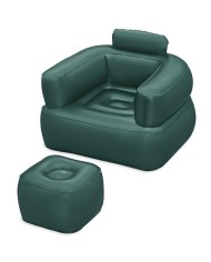 Bestway Sillon Gonfiabile con Reposapiedi Colore Assortito 107x99x80/48x48x36 cm Bestway Sillon Gonfiabile con Reposapiedi Colore Assortito 107x99x80/48x48x36 cm