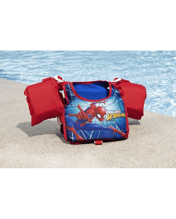 Bestway Giubbotto con Braccioli Disney Spiderman 56 cm +3-6 Anni Piscina 98795