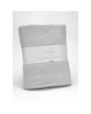 Coperta Alexandra House Living Lares Grigio Perla 125 x 180 cm Coperta Alexandra House Living Lares Grigio Perla 125 x 180 cm
