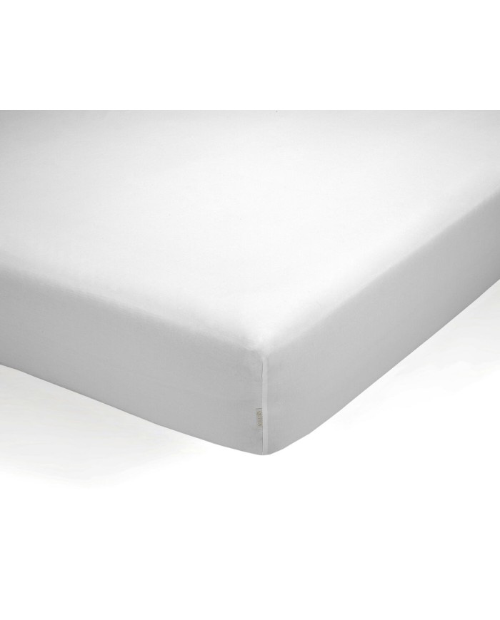 Lenzuolo con angoli aderenti Alexandra House Living QUTUN Bianco 140 x 1 x 200 cm Lenzuolo con angoli aderenti Alexandra House Living QUTUN Bianco 140 x 1 x 200 cm