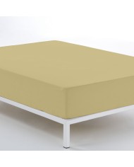 Lenzuolo con angoli Alexandra House Living Marrone Chiaro 150 x 190/200 cm Lenzuolo con angoli Alexandra House Living Marrone Chiaro 150 x 190/200 cm