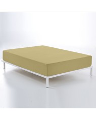 Lenzuolo con angoli Alexandra House Living Marrone Chiaro 150 x 190/200 cm Lenzuolo con angoli Alexandra House Living Marrone Chiaro 150 x 190/200 cm