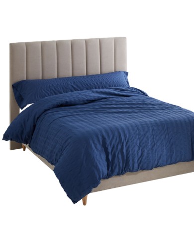 Set di copripiumino Alexandra House Living Amán Azzurro Singolo 2 Pezzi Set di copripiumino Alexandra House Living Amán Azzurro Singolo 2 Pezzi