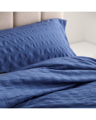 Set di copripiumino Alexandra House Living Amán Azzurro Singolo 2 Pezzi Set di copripiumino Alexandra House Living Amán Azzurro Singolo 2 Pezzi