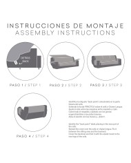 Copridivano poltrona Eysa LEVANTE Rosa 100 x 110 x 55 cm Copridivano poltrona Eysa LEVANTE Rosa 100 x 110 x 55 cm