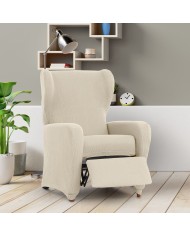 Copridivano poltrona con gambe separate Eysa ULISES Bianco 90 x 100 x 75 cm