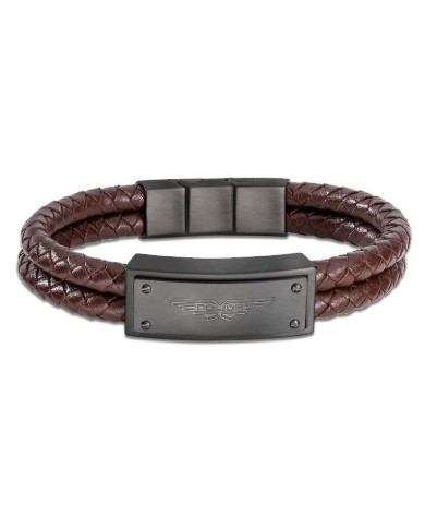 Bracciale Uomo Police PEJGB2009032 Pelle 19 cm