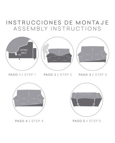 Copridivano poltrona Eysa THOR Beige 70 x 110 x 110 cm Copridivano poltrona Eysa THOR Beige 70 x 110 x 110 cm