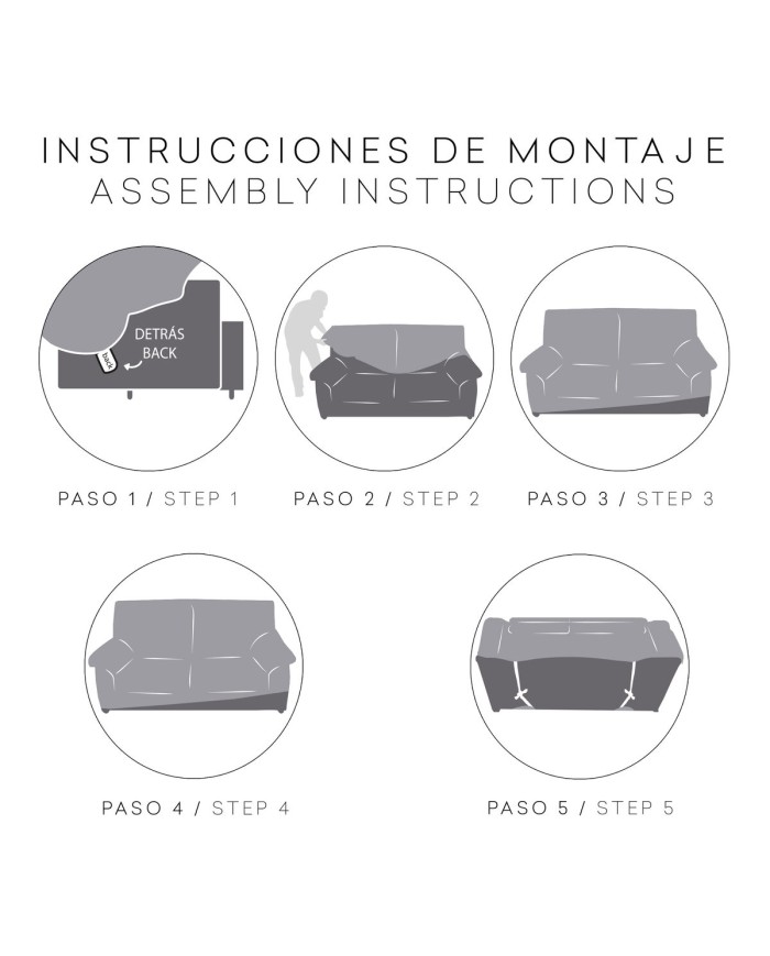 Copridivano poltrona Eysa THOR Beige 70 x 110 x 110 cm Copridivano poltrona Eysa THOR Beige 70 x 110 x 110 cm