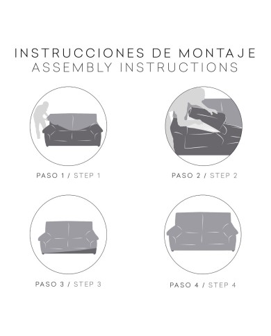 Copridivano Eysa TROYA Beige 70 x 110 x 170 cm