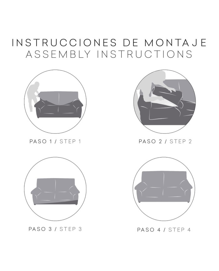 Copridivano Eysa TROYA Beige 70 x 110 x 170 cm