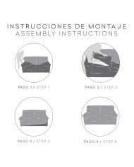 Copridivano Eysa TROYA Beige 70 x 110 x 170 cm