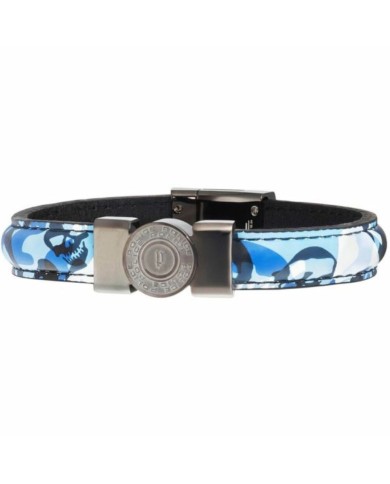 Bracciale Uomo Police PJ25556BLU.03-S Pelle