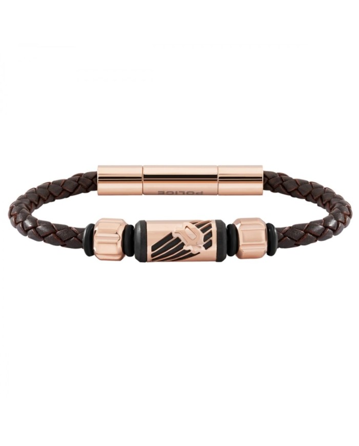 Bracciale Uomo Police PJ26466BLC.03A Pelle 19 cm Bracciale Uomo Police PJ26466BLC.03A Pelle 19 cm