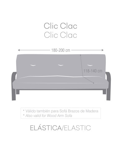 Copridivano Eysa ULISES Viola 140 x 100 x 200 cm