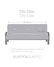 Copridivano Eysa ULISES Viola 140 x 100 x 200 cm Copridivano Eysa ULISES Viola 140 x 100 x 200 cm