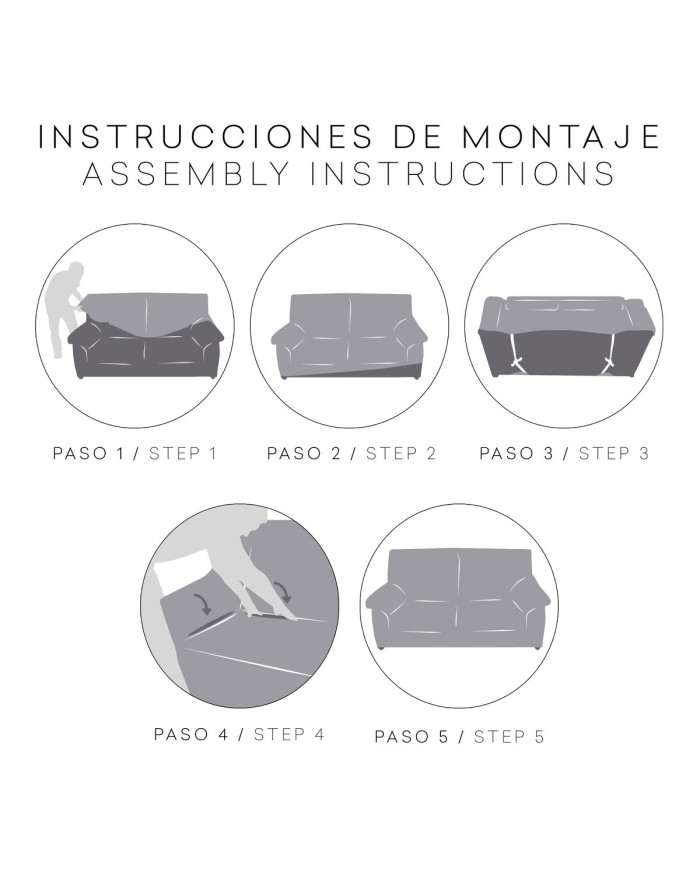 Copridivano Eysa ROC Marrone Chiaro 70 x 120 x 330 cm Copridivano Eysa ROC Marrone Chiaro 70 x 120 x 330 cm