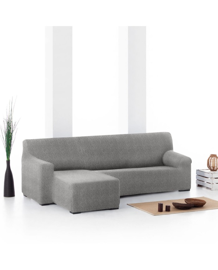 Rivestimento per chaise longue a braccio corto sinistra Eysa ROC Grigio chiaro 120 x 120 x 360 cm Rivestimento per chaise longue a braccio corto sinistra Eysa ROC Grigio chiaro 120 x 120 x 360 cm