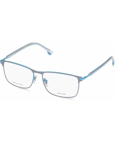 Montatura per Occhiali Uomo Police VPL560C570666 Azzurro ø 57 mm Montatura per Occhiali Uomo Police VPL560C570666 Azzurro ø 57 mm