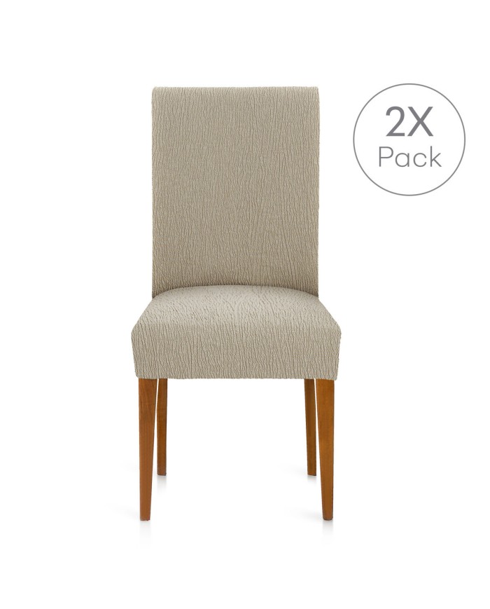 Custodia per Sedia Eysa TROYA Marrone Chiaro 50 x 55 x 50 cm 2 Unità