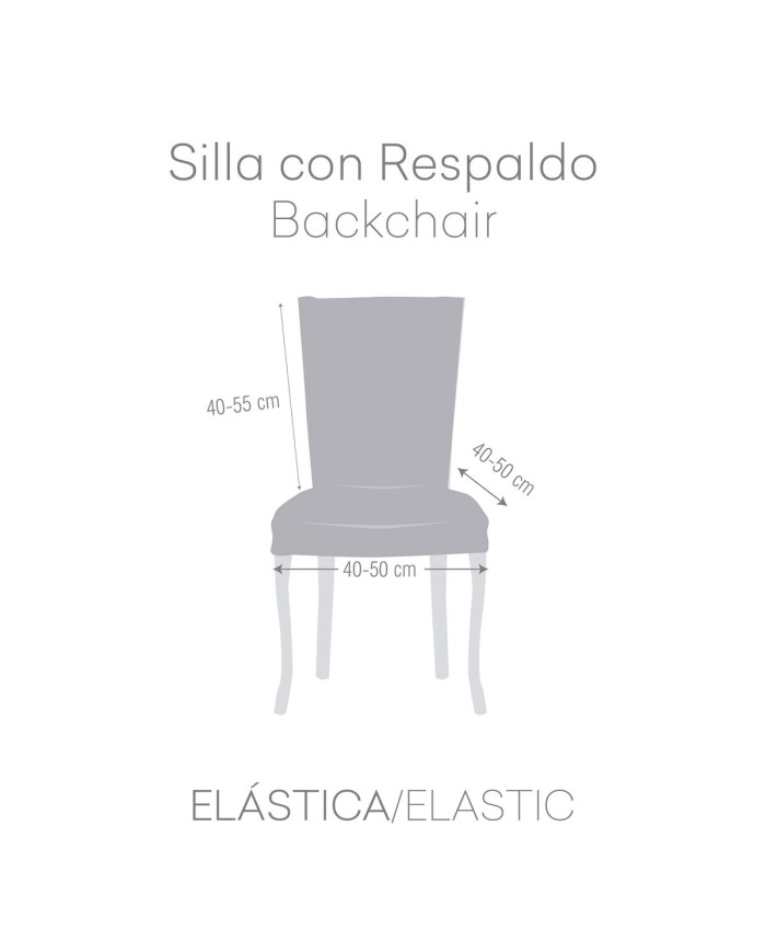 Custodia per Sedia Eysa TROYA Marrone Chiaro 50 x 55 x 50 cm 2 Unità