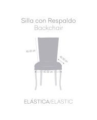 Custodia per Sedia Eysa TROYA Marrone Chiaro 50 x 55 x 50 cm 2 Unità