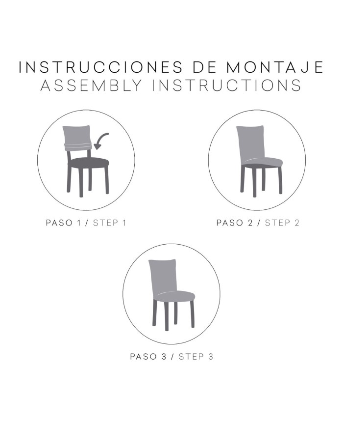 Custodia per Sedia Eysa JAZ Grigio 50 x 60 x 50 cm 2 Unità