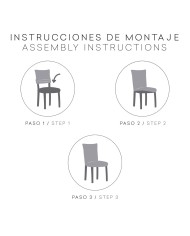 Custodia per Sedia Eysa JAZ Grigio 50 x 60 x 50 cm 2 Unità