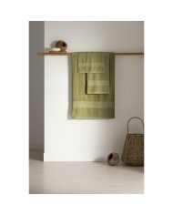 Asciugamano per lavabo Paduana Verde 100 % cotone 500 g/m² 50 x 100 cm