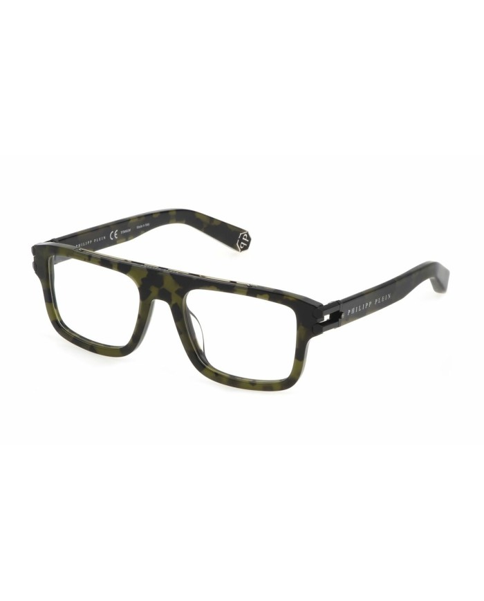 Montatura per Occhiali Uomo PHILIPP PLEIN VPP021M-53092I-21G Verde Ø 53 mm Montatura per Occhiali Uomo PHILIPP PLEIN VPP021M-53092I-21G Verde Ø 53 mm