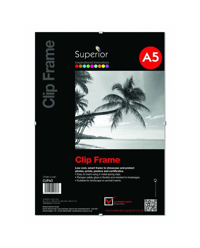 Portafoto Seco CLIP-A5 Marrone Resina 21 x 15 cm Portafoto Seco CLIP-A5 Marrone Resina 21 x 15 cm