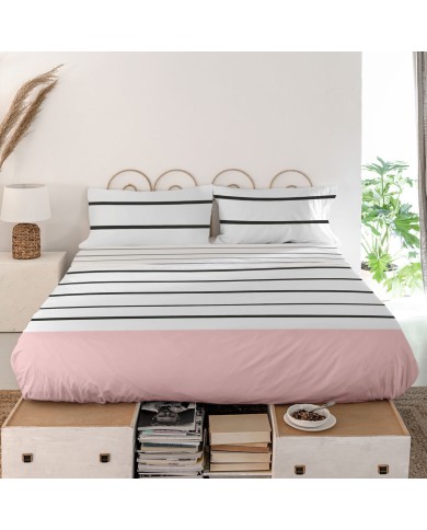 Lenzuolo Superiore HappyFriday Blanc Blush Multicolore 210 x 270 cm Lenzuolo Superiore HappyFriday Blanc Blush Multicolore 210 x 270 cm