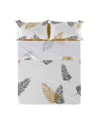 Lenzuolo Superiore HappyFriday Blanc Foliage Multicolore 160 x 270 cm