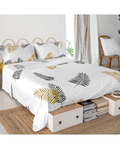 Lenzuolo Superiore HappyFriday Blanc Foliage Multicolore 160 x 270 cm Lenzuolo Superiore HappyFriday Blanc Foliage Multicolore 160 x 270 cm