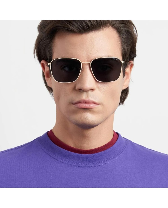 Occhiali da sole Unisex Polaroid PLD-4120-G-S-X-LOJ Dorato ø 59 mm