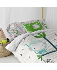 Fodera per cuscino HappyFriday Moshi Moshi Macaque Multicolore 50 x 30 cm